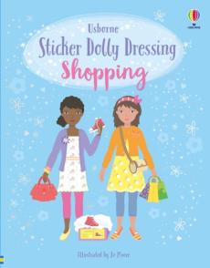 Sticker dolly dressing shopping