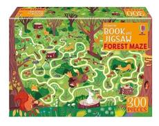 Usborne book and jigsaw forest maze