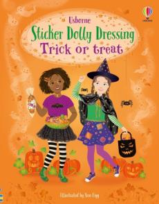 Sticker dolly dressing trick or treat