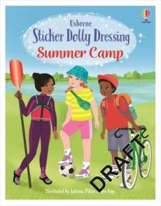 Sticker dolly dressing summer camp