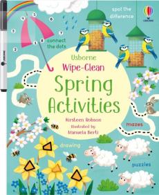 Wipe-clean spring activities