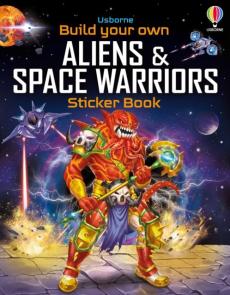 Build your own aliens and space warriors sticker book