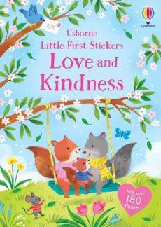 Little first stickers love and kindness