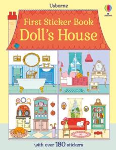 First sticker book doll's house