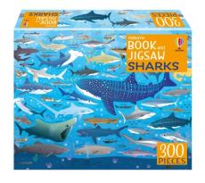 Usborne book and jigsaw: sharks