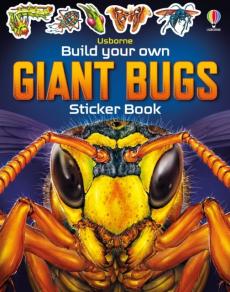 Build your own giant bugs sticker book