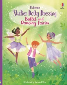 Sticker dolly dressing ballet and dancing fairies
