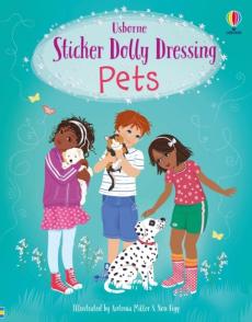 Sticker dolly dressing pets