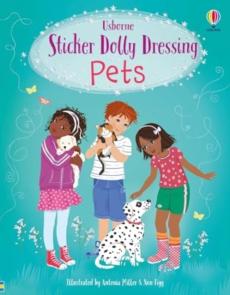 Sticker dolly dressing pets
