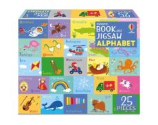 Book and jigsaw alphabet