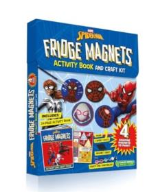 Marvel spider-man: fridge magnets activity book and craft kit