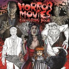 Horror movies colouring book