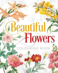 Beautiful flowers colouring book