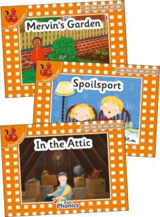 Jolly phonics orange level readers set 7