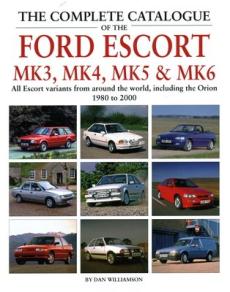 Complete catalogue of the ford escort mk 3, mk 4, mk 5 & mk 6