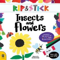 Rip and stick insects and flowers activity book