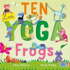 Ten little yoga frogs