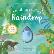 Small, sparkling raindrop