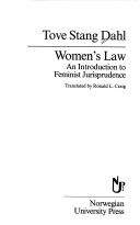 Womenas law : an introduction to feminist jurisprudence