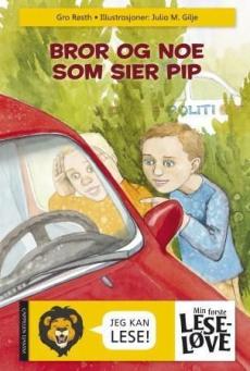 Bror og noe som sier pip