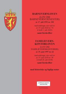 Barnevernsloven (lov om barneverntjenester) av 17. juli 1992 nr. 100 : med endringer, sist ved lov av 19. juni 2020 nr. 74 (i kraft 1. juli 2020) : sa