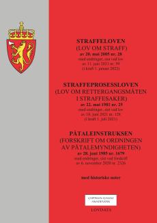 Straffeloven (lov om straff) av 20. mai 2005 nr. 28 : med endringer, sist ved lov av 11. juni 2021 nr. 59 (i kraft 1. januar 2022) ; Straffeprosesslov