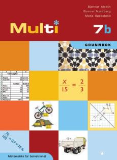Multi 7b : Grunnbok : matematikk for barnetrinnet