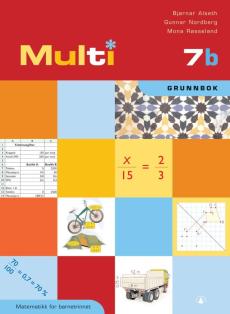 Multi 7b : grunnbok : matematikk for barnesteget