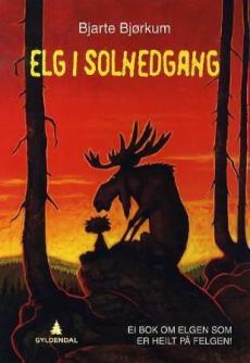 Elg i solnedgang