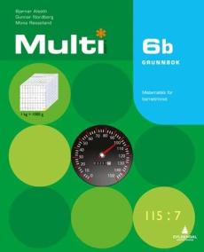 Multi 6b, 2. utgåve : Grunnbok : matematikke for barnesteget