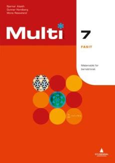 Multi 7, 2. utgave : Fasit : matematikk for barnetrinnet