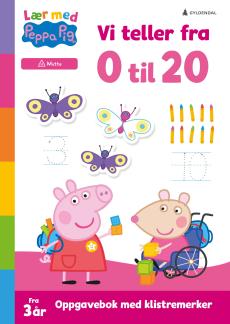 Vi teller fra 0 til 20 : oppgavebok med klistremerker