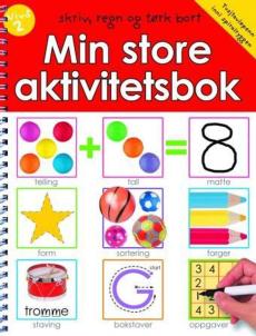 Min store aktivitetsbok : nivå 2 : skriv, regn og tørk bort