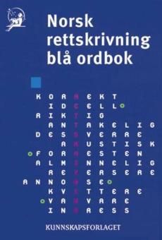 Norsk rettskrivning blå ordbok