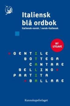 Italiensk blå ordbok : italiensk-norsk/norsk-italiensk