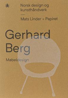 Gerhard Berg : møbeldesign