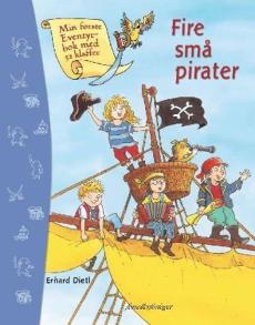 Fire små pirater : en lekebildebok med 52 klaffer