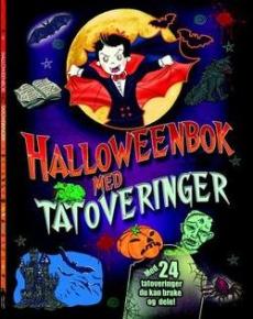 Halloweenbok med tatoveringer : med 24 skumle leketatoveringer