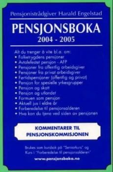 Pensjonsboka : 2004-2005