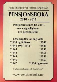 Pensjonsboka 2010-2011