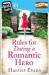 Rules for dating a romantic hero