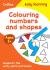 Colouring numbers and shapes early years age 3+