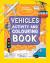 Vehicles activity and colouring book