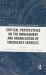 Critical perspectives on the management and organization of emergency services