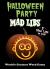 Halloween Party Mad Libs