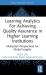 Learning analytics for achieving quality assurance in higher learning institutions