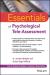 Essentials of Psychological Tele-Assessment