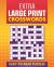 Extra large print crosswords