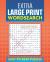 Extra large print wordsearch