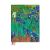 Van goghâ€™s irises ultra 18-month vertical hardback dayplanner 2025 (elastic band closure)